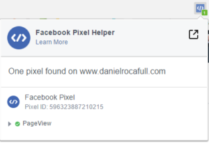 extension pixel facebook