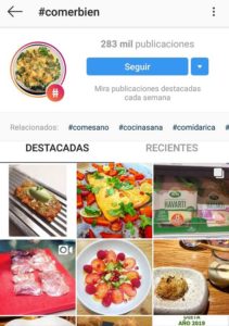 uso hashtags instagram